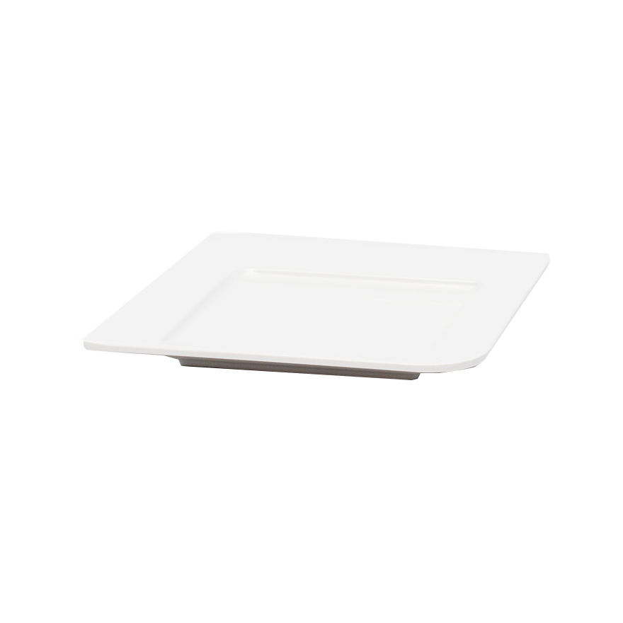 6 Cornici Quadrate In Legno Massello 20x20cm - Bianco - Con Tappetino E Passepartout