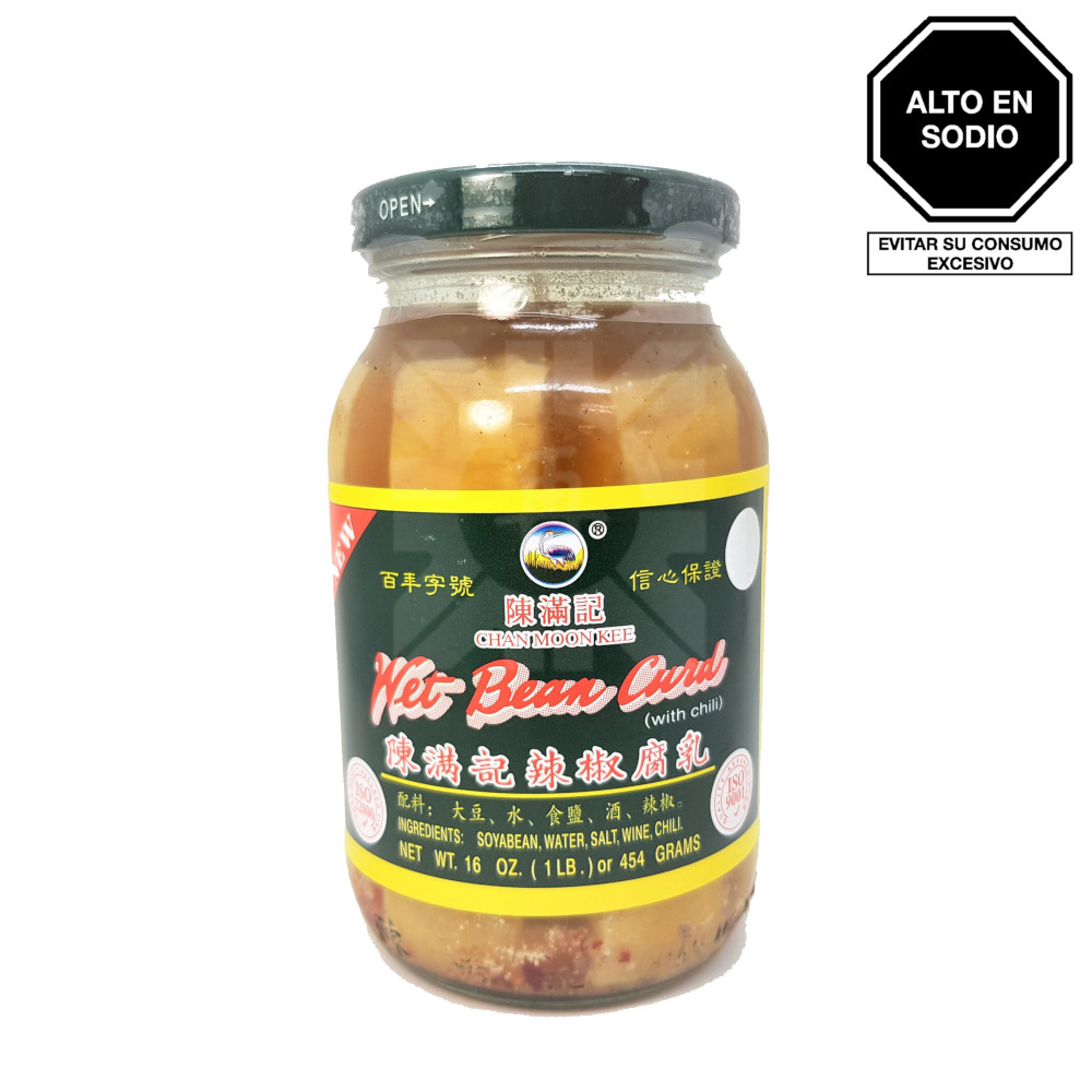 CHAN MOON KEE Queso de Frijol Preservado con Ají – 454 g – Tienda Hong ...