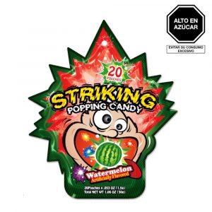 STRIKING CARAMELO POPPING SABOR SANDIA 30G UND