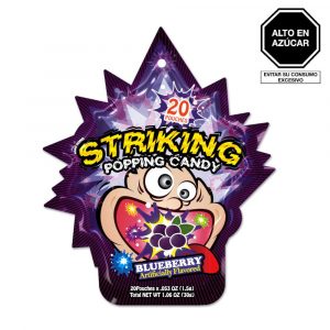 STRIKING CARAMELO POPPING SABOR ARANDANO 30G UND