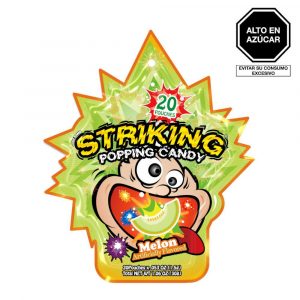 STRIKING CARAMELO POPPING SABOR MELON 30G UND
