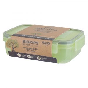 KOMAX BIOKIPS CONTENEDOR HERMETICO NATURE RECTANGULAR R30 #73268 670ML UND-02