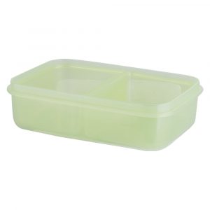 KOMAX BIOKIPS CONTENEDOR HERMETICO NATURE RECTANGULAR RD30 #73269 670ML C 2 DIVISIONES UND-03