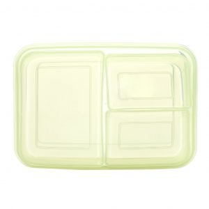 KOMAX BIOKIPS CONTENEDOR HERMETICO NATURE RECTANGULAR RD4 #73271 1.1L C 3 DIVISIONES UND-03