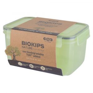 KOMAX BIOKIPS CONTENEDOR HERMETICO NATURE RECTANGULAR R41 #73273 2.4L UND-02