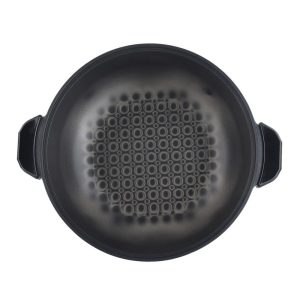 QUEENSENSE SARTEN WOK JUMBO CON CUBIERTA DE TEFLON Y CMANGO 36CM J3DW-36 UND-03