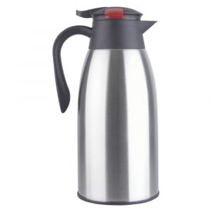 JMK TERMO JARRA HERMET. C TAPA ACERO INOX NEGRO 2L CAJ-01