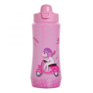 KOMAX BOTELLA AGUA GATO ROSADO #20403 450ML UND