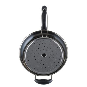 JMK OLLA CVAPORERA Y CANASTILLA ACERO INOX SUS201 18CM CAJ-02