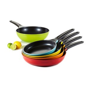 ROICHEN Sartén de Aluminio - 30 cm (Rojo) - Imagen 4