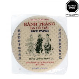 THREE LADIES PAPEL DE ARROZ 25CM 12OZZ BOL