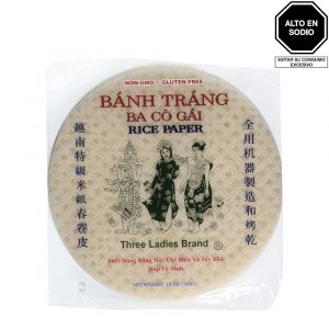 THREE LADIES PAPEL DE ARROZ 31CM 12OZ BOL