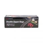 1702203 EZN DOUBLE ZIPPER BAGS S 18X20CM 20UNI