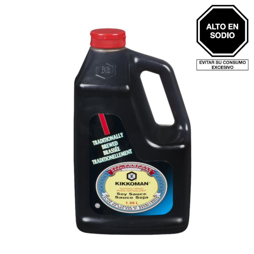 KIKKOMAN Salsa de Soya – 1.89 L – Tienda Hong Kong Market