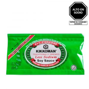 KIKKOMAN SALSA SOYA BAJO SODIO 6MLx10 SACHETS PAQ