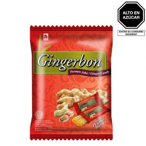 GINGERBON CARAMELO JENGIBRE SABOR MANTEQUILLA DE MANI 125G BOL