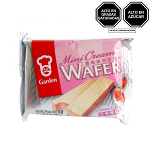 GARDEN MINI WAFER RELLENO SABOR FRESA 34G UND-01