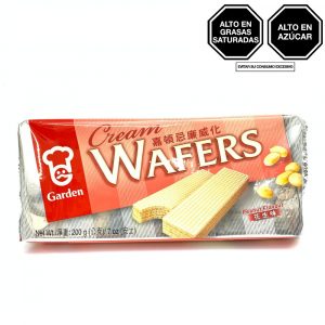 GARDEN WAFER RELLENO SABOR MANI 200G UND