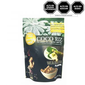 COCO RIZ GALLETA DE ARROZ Y COCO SABOR WASABI 75G BOL