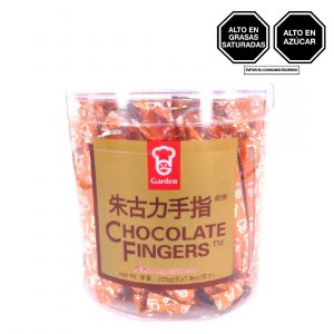 GARDEN CHOCOLATE FINGERS NARANJA 225G POT