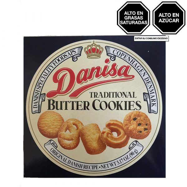 DANISA GALLETA DE MANTEQUILLA TRADICIONAL 90G PAQ
