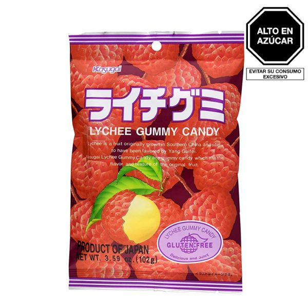 KASUGAI Goma sabor a Lychee 102 g