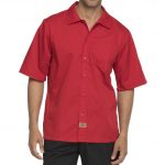 1104853 DICKIES Camisa Fresca DC61 Medium Rojo delante