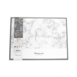 HANALIVING BANDEJA MARMOL BLANCO MD-MAR-W 399x295x8MM UND-02