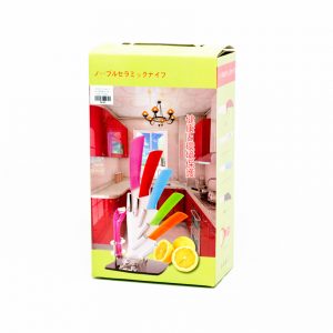 CHEFGOURMET JUEGO CUCHILLOS CERAM. BASE ZFT1215 6 PIEZAS