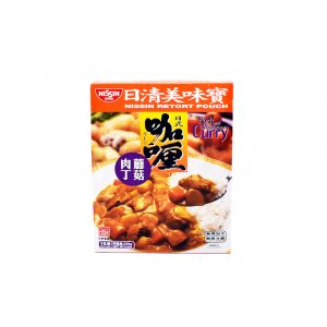NISSIN SALSA CURRY CERDO Y CHAMP. 250G (1)