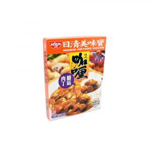 NISSIN SALSA CURRY CERDO Y CHAMP. 250G (2)