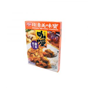 NISSIN SALSA CURRY CERDO Y CHAMP. 250G (3)