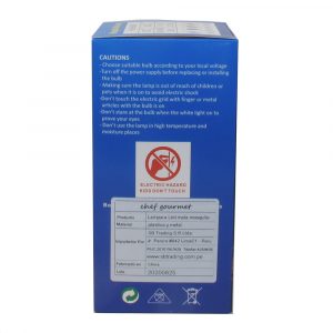 CHEFGO LAMPARA LED MATA-MOSQUITO 12W E27 CAJ-02