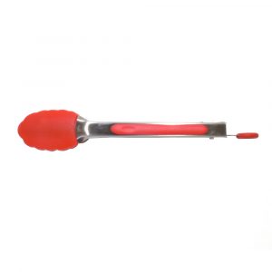 CHEF GOURMET PINZA PALIMENTOS ACERO Y SILICONA 7 UND-01