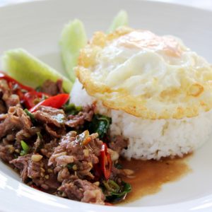 09. Carne tailandesa y arroz con coco 01