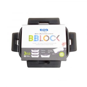KOMAX CONT. HERMET. BBLOCK GRIS R2 3x 720ML SET-01