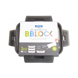 KOMAX CONT. HERMET. BBLOCK GRIS R3 3x 1.3L SET-01