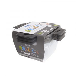 KOMAX CONT. HERMET. BBLOCK GRIS S1 3x 350ML SET-02