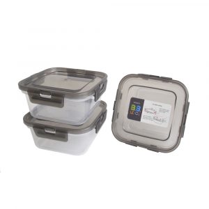 KOMAX CONT. HERMET. BBLOCK GRIS S1 3x 350ML SET-05