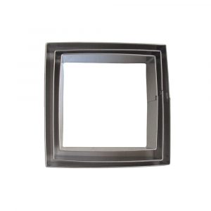 CHEF GOURMET MOLDE ACERO INOX. 3 UNI SET-03