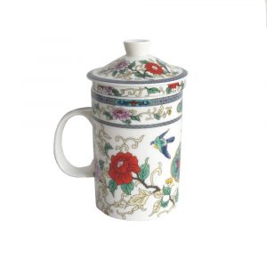 CHEF GOURMET TAZA TE CTAPA Y FILTRO PORCELANA UND-03