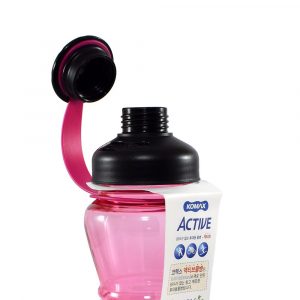 KOMAX BOTELLA AGUA ACTIVE ROSADO #72705 550ML UND (2)