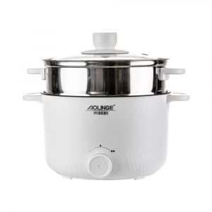 AOLINGE OLLA ELECT. MULTIFUNCION C ASAS Y VAPORERA BLANCO ZG-A3-2 2L 900w SET-01