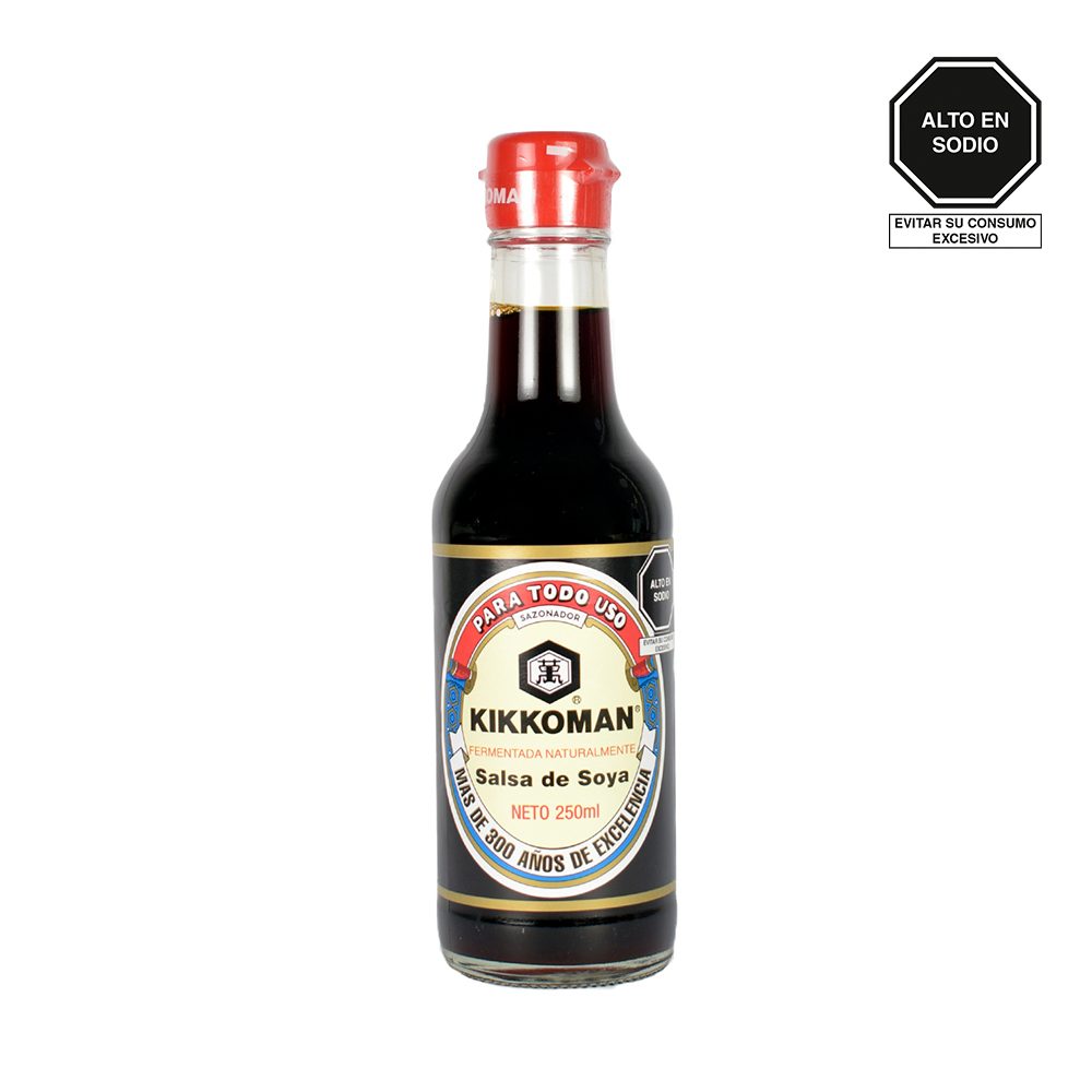 KIKKOMAN Salsa de Soya – 250 ml – Tienda Hong Kong Market