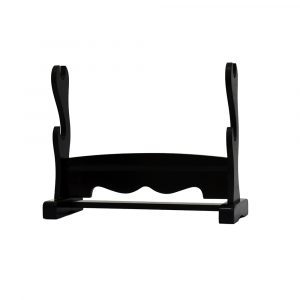 AWMA SOPORTE 2 ESPADAS NEGRO LAQUEADO #1882 (2)