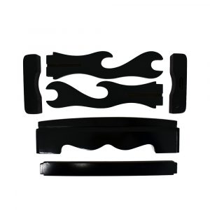 AWMA SOPORTE 2 ESPADAS NEGRO LAQUEADO #1882 (3)