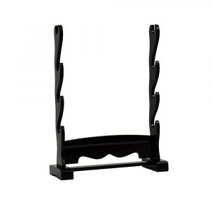 AWMA SOPORTE 4 ESPADAS NEGRO LAQUEADO #1887 (2)