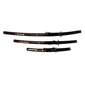 AWMA JUEGO ESPADAS DRAGON DECAL ROJO #10697 CAJ (2)