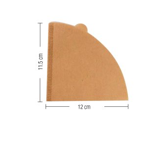 CHEFGO FILTRO CAFE V#02 MARRON 100 HOJAS PAQ MED