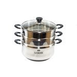 LEBOSI OLLA VAPORERA 3 PISOS CTAPA VID. 24CM CAJ (2)